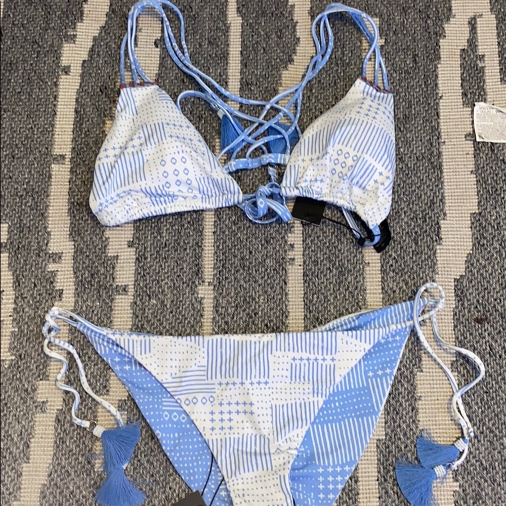 Dolce Vita colored chambray bikini